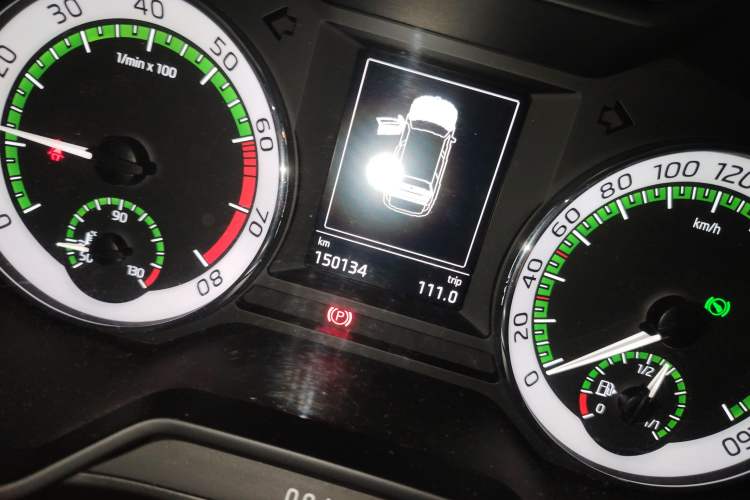 Used Skoda Octavia 2018 Station Wagon TSI280 DSG Luxury Edition Odometer Close Up