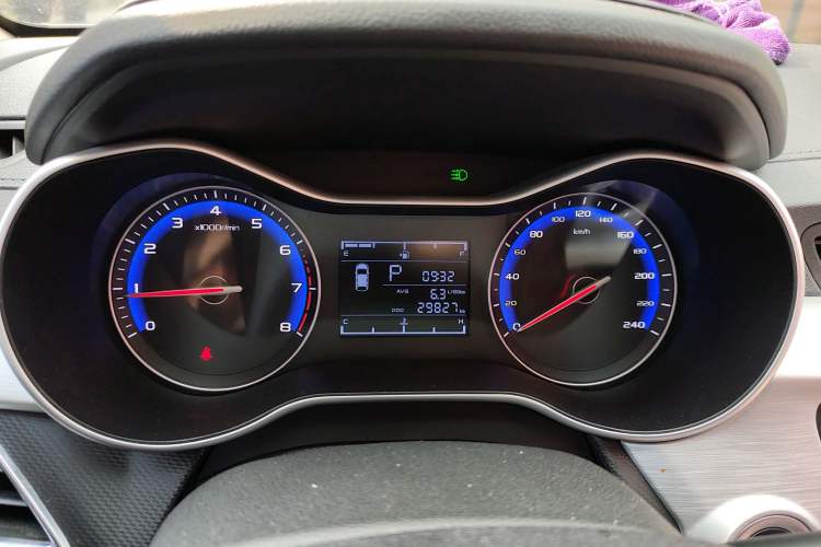 Used Geely Auto Vision 2019 Upgraded Model 1.5L CVT Luxury Version China VI Standard Instrument Cluster