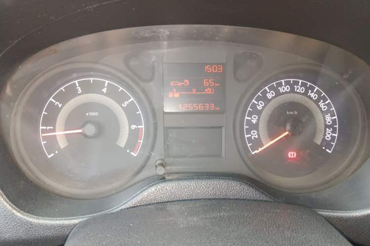 Used Peugeot 301 2016 1.6L Manual Comfort Edition Odometer Close Up