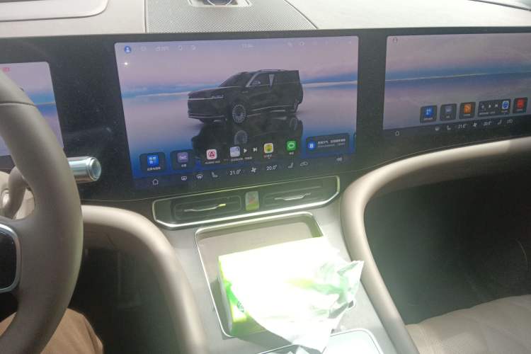 Used Hima AITO M9 2025 Extended-Range Ultra Version 52 kWh 6-Seater Audio And AC Panel