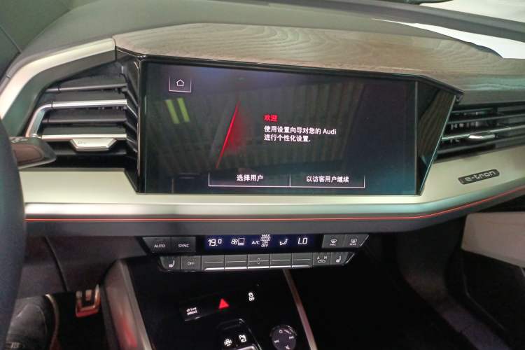 Used Audi Q5 e-tron 2022 40 e-tron Starry Edition Luxury Package Audio And AC Panel