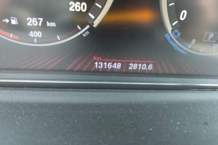 Used BMW 5 Series GT 2011 535i xDrive Luxury Edition Odometer Close Up