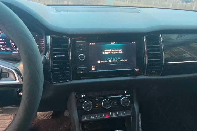 Used Skoda Kodiaq GT 2019 TSI330 Two-Wheel-Drive Luxury Edition China V Standard Audio And AC Panel