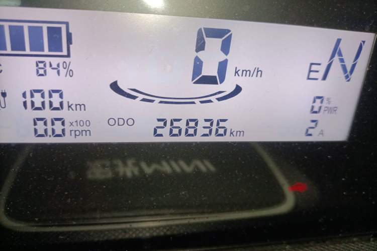 Used Wuling Hongguang MINIEV 2022 Easy Version Lithium-NMC Odometer Close Up
