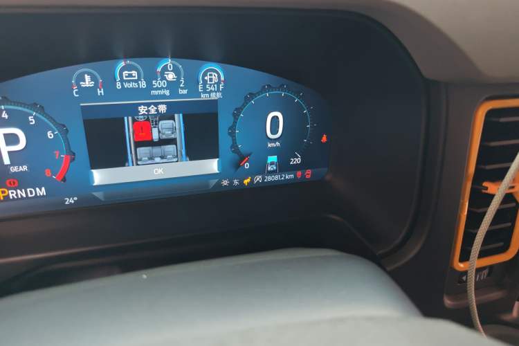 Used Ford Bronco 2024 2.3T Wilderness Odometer Close Up