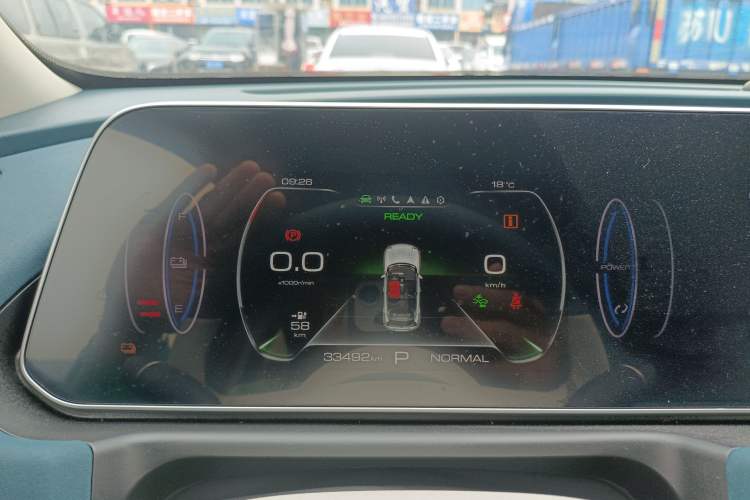 Used ORA Good Cat 2023 401 km Standard Range Luxury Version Lithium Iron Phosphate Instrument Cluster