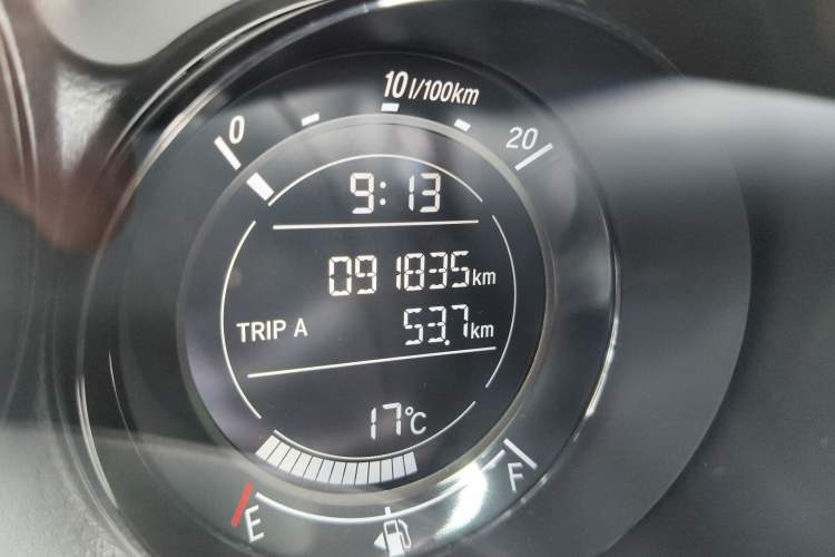 Used Honda XR-V 2017 1.8L EXi CVT Comfort Version Odometer Close Up