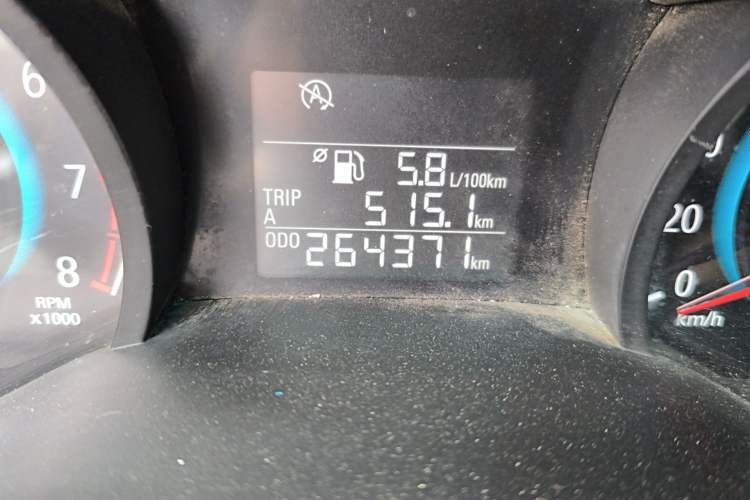 Used Chevrolet Cavalier 2018 320 Manual Enjoyment Edition Odometer Close Up