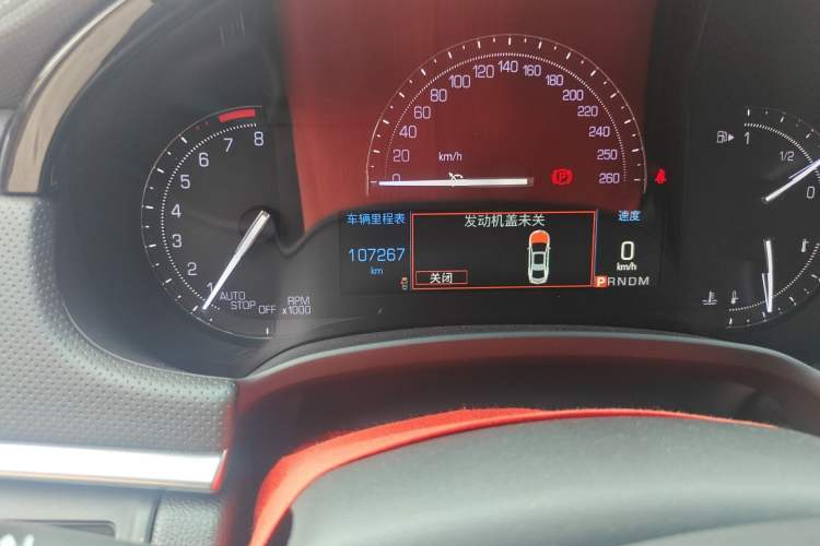 Used Cadillac XTS 2018 28T Tech Edition Odometer Close Up