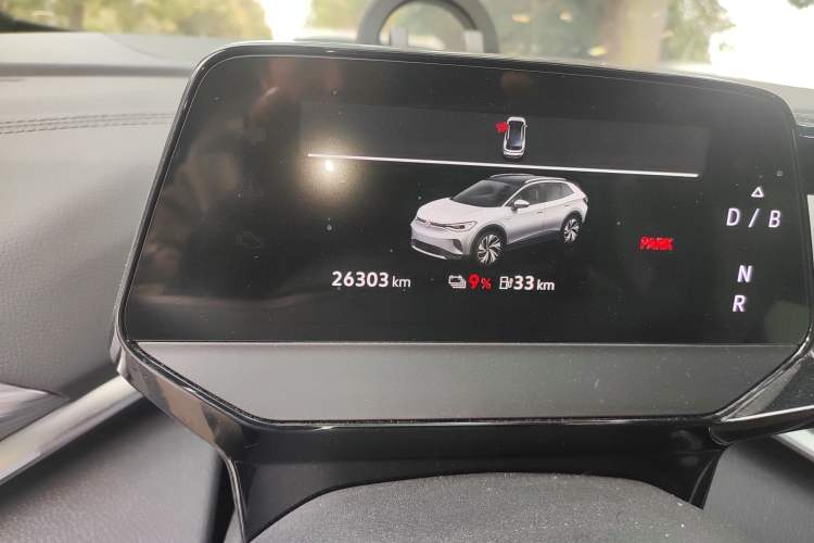 Used Volkswagen ID.4 CROZZ 2024 Pure Edition Limited Edition Odometer Close Up