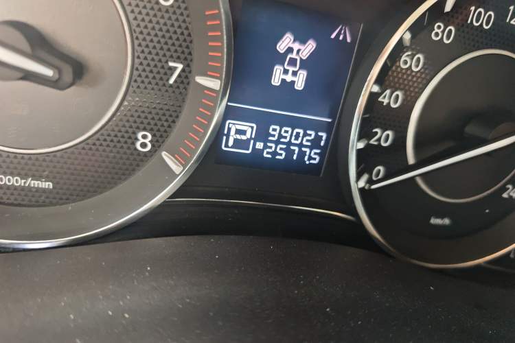 Used Nissan Patrol 2018 4.0L LinkedIn Edition Odometer Close Up