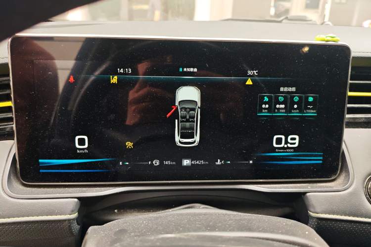 Used Roewe RX5 2021 PLUS 330TGI Automatic National Trend Intelligent Deluxe Edition Odometer Close Up