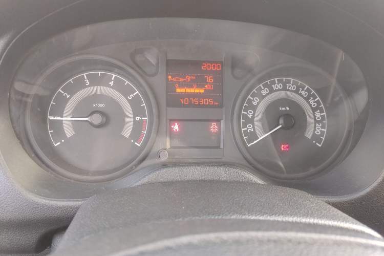 Used Peugeot 301 2014 1.6L Manual Comfort Edition Odometer Close Up