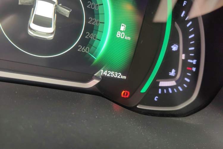 Used Hyundai Elantra (6th Generation / Lingdong) 2019 1.4T Dual-Clutch Xuan Dong · Dynamic Model Odometer Close Up