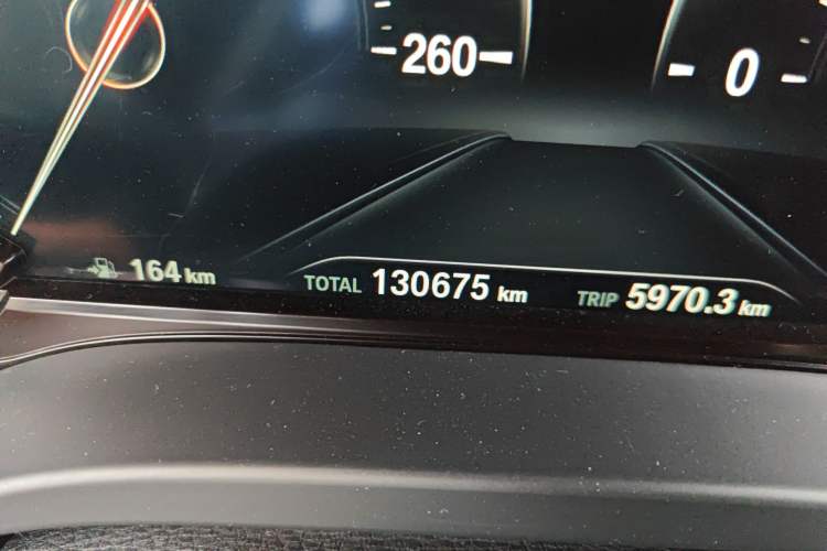 Used BMW X3 2018 xDrive25i M Sport Package China VI Odometer Close Up