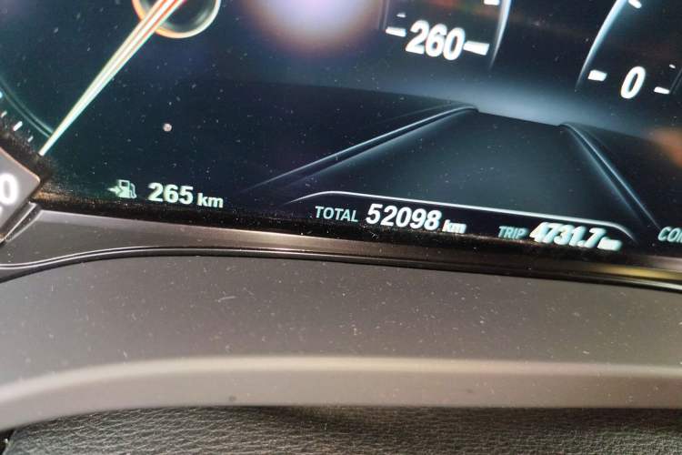 Used BMW X3 2018 xDrive25i M Sport Package China VI Odometer Close Up