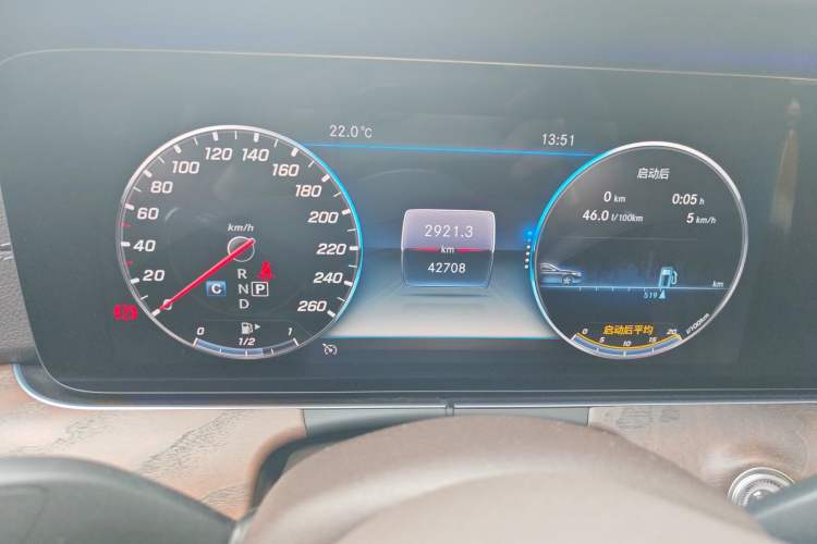 Used Mercedes-Benz E-Class 2020 Restyled E 300 L Exclusive Edition Odometer Close Up