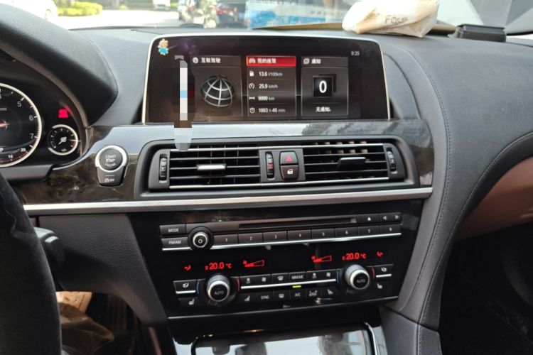 Used BMW 6 Series 2016 640i Gran Coupe Audio And AC Panel