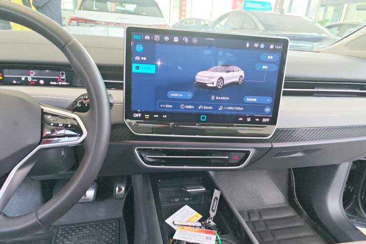 Used Volkswagen ID.7 VIZZION 2024 AIR model Audio And AC Panel