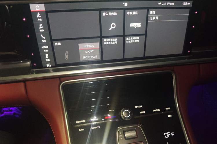 Used Porsche Panamera 2019 Panamera 4 Executive Long Wheelbase 2.9T Audio And AC Panel