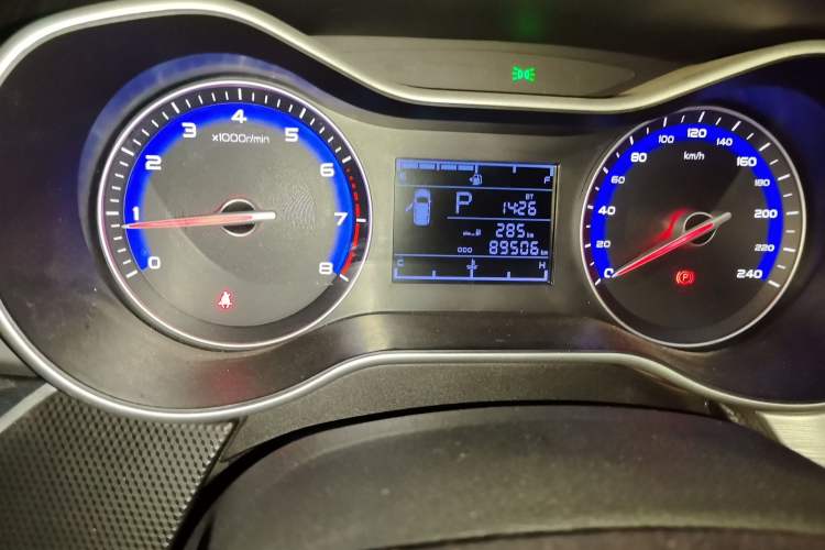 Used Geely Auto Vision 2020 1.5L CVT Asian Games Edition Odometer Close Up