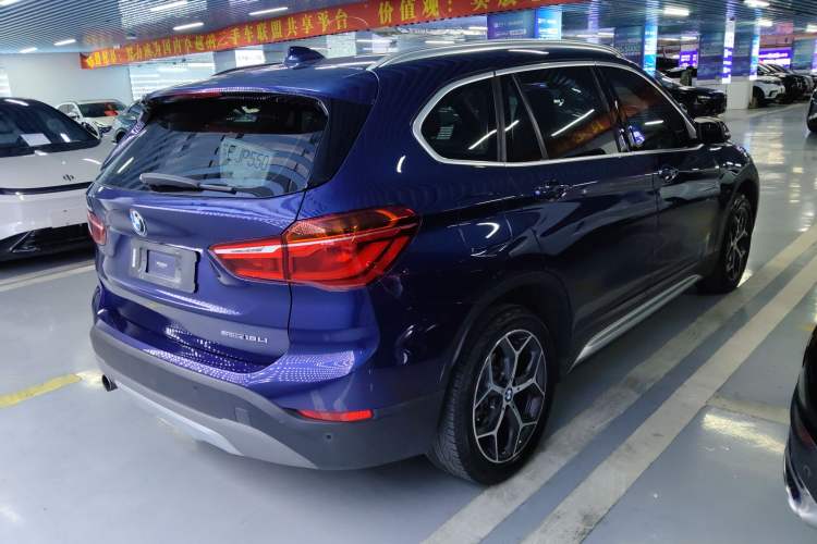 Used BMW X1 2018 sDrive18Li Luxury Model Rear Right 45 Deg