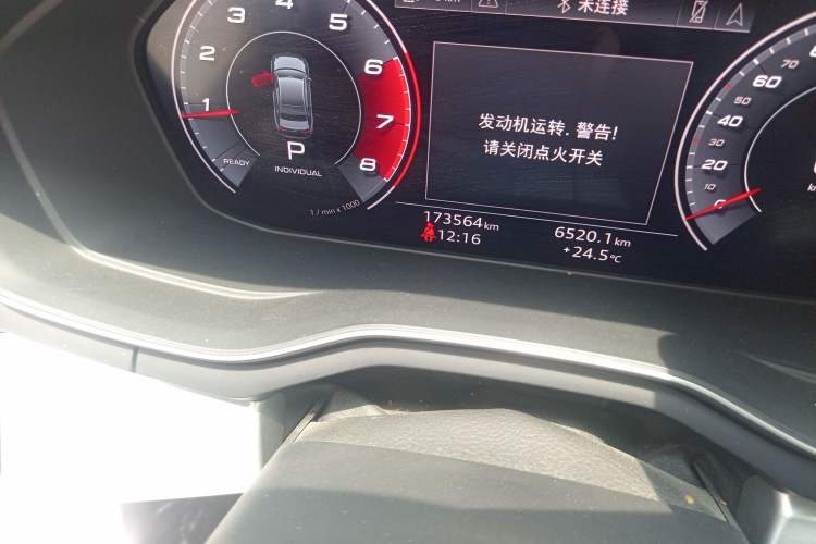 Used Audi A4L 2020 40 TFSI Fashion Dynamic Model Odometer Close Up