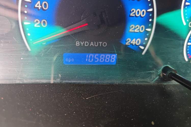 Used BYD F3 2016 1.5L Manual Comfort Model Odometer Close Up