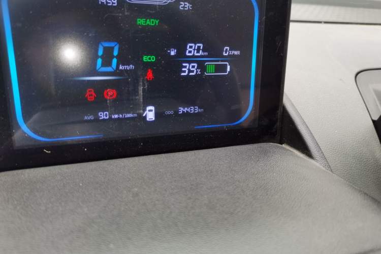 Used CHANGAN NEVO Lumin 2022 155 km – Refreshingly Sweet Edition Odometer Close Up