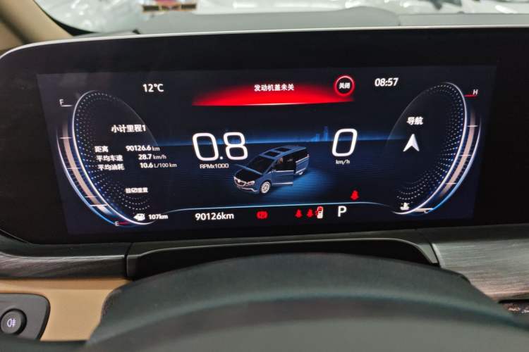 Used Buick GL8 2021 ES Landtrek 653T Luxury Model Instrument Cluster