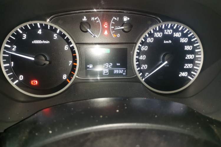 Used Nissan Sylphy 2016 1.6 XL CVT Luxury Edition Odometer Close Up