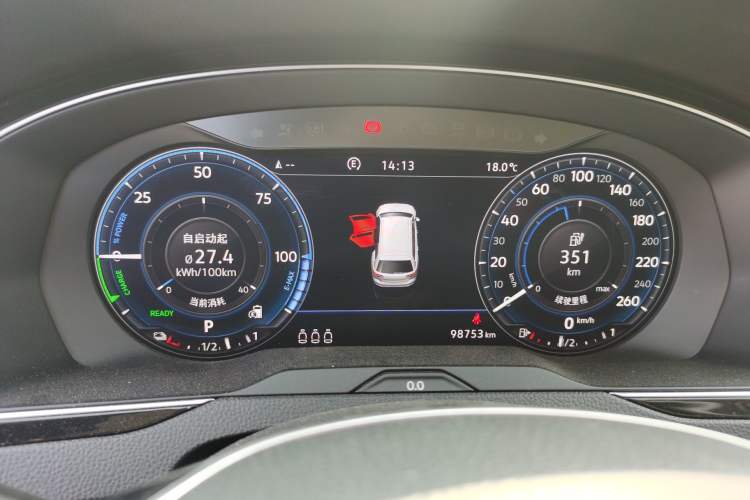 Used Volkswagen Variant New Energy 2019 GTE model Instrument Cluster