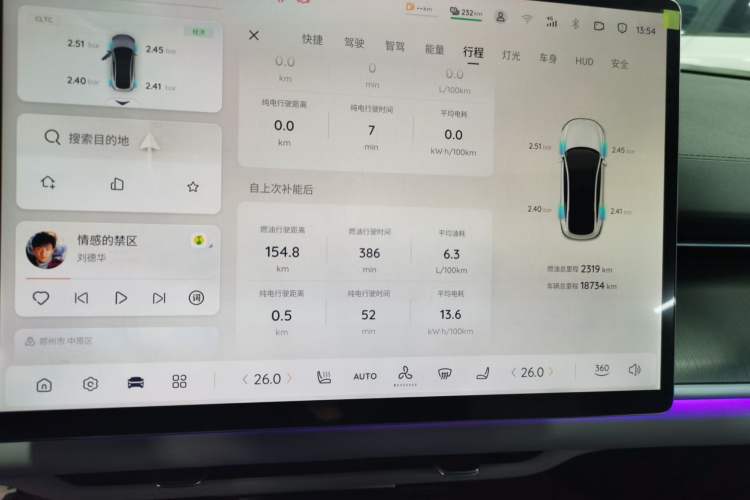 Used CHANGAN NEVO A07 2023 Range-Extended 200 Max Instrument Cluster