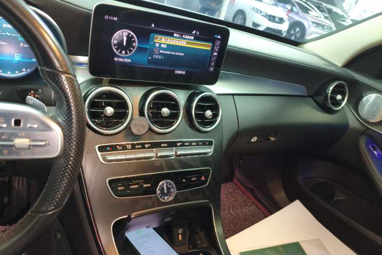 Used Mercedes-Benz C-Class 2021 C 260 L Sport Edition Star Collection Audio And AC Panel