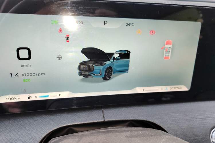 Used Chery Tiggo 9 2023 2.0T Dual-Clutch Two-Wheel Drive Leading Edition 5 Seats