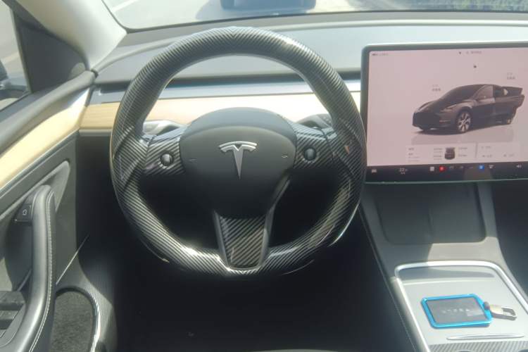 Used Tesla Model Y 2022 Revised Version Rear-Wheel Drive Steering Wheel