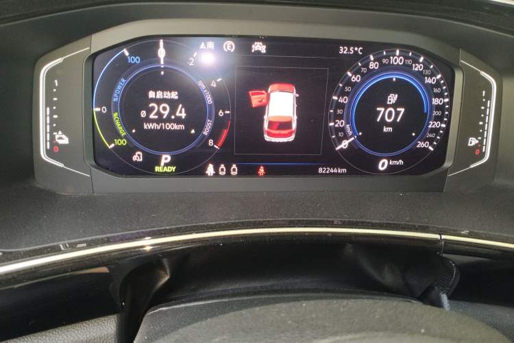 Used Volkswagen Tayron GTE Plug-in Hybrid 2020 1.4T Luxury Model Odometer Close Up