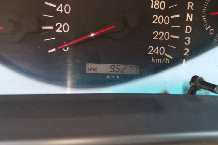 Used Toyota Corolla EX 2007 1.8L Automatic GLX-i Special Edition Odometer Close Up