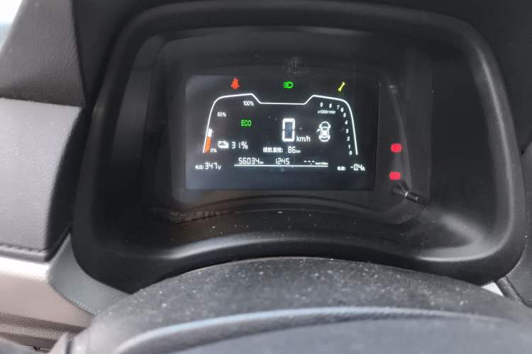 Used NETA N01 2020 430V Odometer Close Up