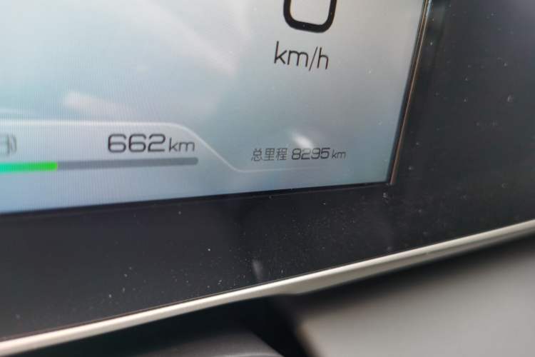 Used BYD Qin L 2024 DM-i 80KM Beyond Model Odometer Close Up