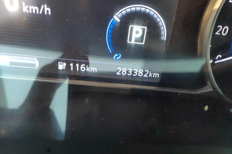 Used Nissan Sylphy EV 2018 Smart Edition Odometer Close Up