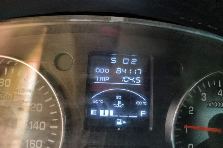 Used Jinbei New Hiace X30L 2019 1.5L Cargo Van Wealth Edition China VI SWC15M Odometer Close Up