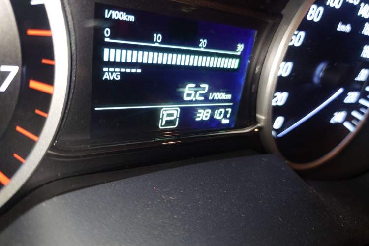 Used Nissan Sylphy 2022 Classic 1.6XE CVT Comfort Edition Odometer Close Up