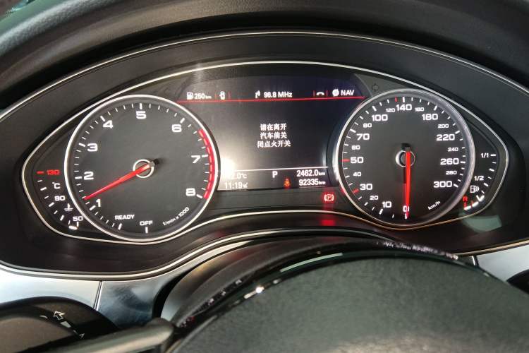 Used Audi A6L 2018 30th Anniversary Edition 45 TFSI quattro Sport model Odometer Close Up