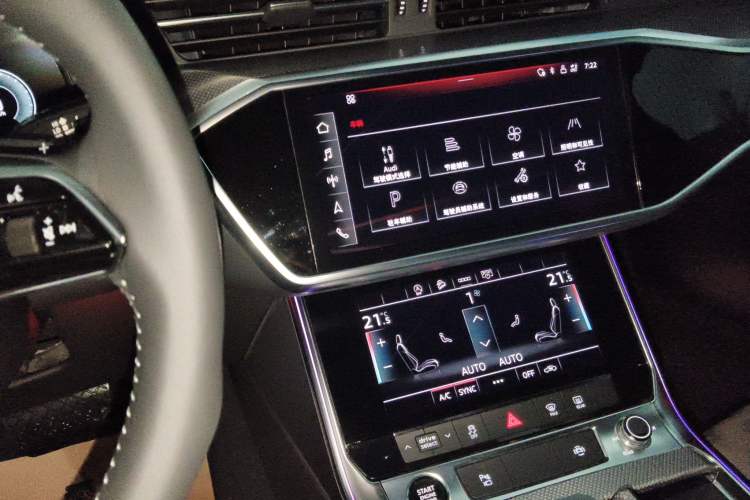 Used Audi A6L 2021 40 TFSI Luxury Dynamic Edition Audio And AC Panel