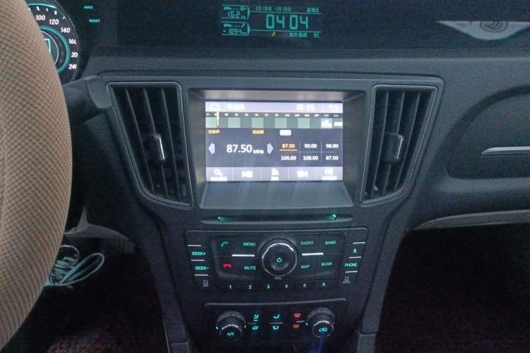 Used BAIC Senova D50 2014 1.5L manual comfort version Audio And AC Panel