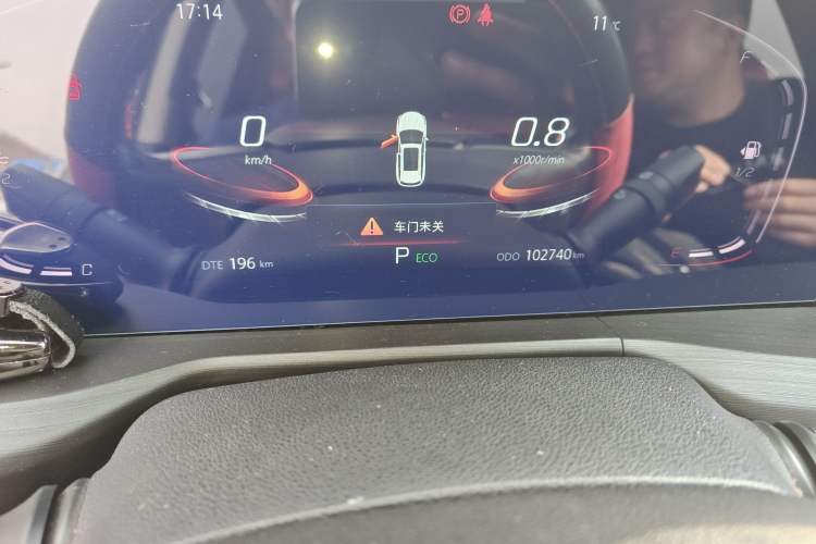 Used CHANGAN CS75 PLUS 2021 1.5T Automatic Luxury Version Odometer Close Up