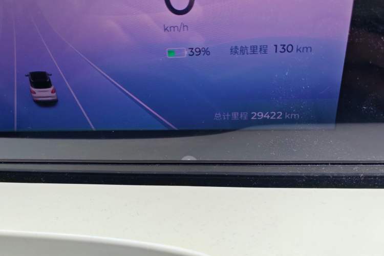 Used Wuling Bingo 2024 333 km Lingxi Connected Version Odometer Close Up