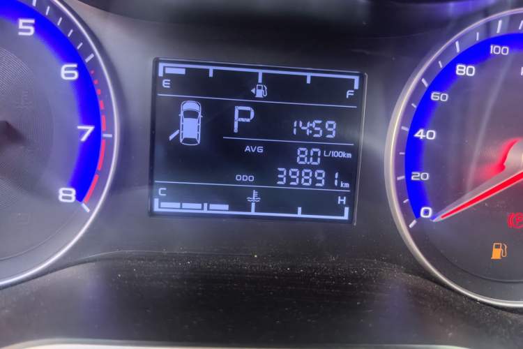 Used Geely Auto Vision 2018 1.5L Automatic Happiness Edition Odometer Close Up