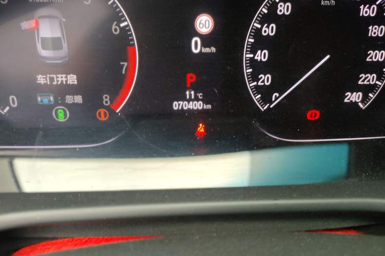 Used Honda Accord 2022 260TURBO Phantom Night · Prestige Edition Odometer Close Up